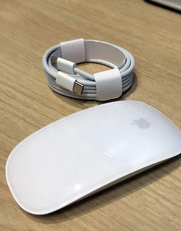 apple i̇pad: Apple Magic Mouse (Model: A3204, MXK53AM/A) – ağ rəng - Bağlantı — 2