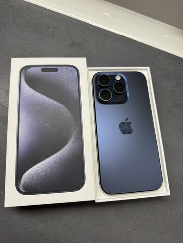 Мобильные телефоны и аксессуары: IPhone 15 Pro, Новый, 128 ГБ, Синий, Защитное стекло, Чехол, Кабель, 100 % at lalafo.kg Мобильные телефоны и аксессуары: IPhone 15 Pro, Новый, 128 ГБ, Синий, Защитное стекло, Чехол, Кабель, 100 %