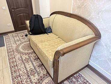 диваны цены: Прямой диван, Б/у — 2