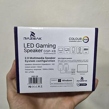 se electronics: RAZEAK LED Gaming Speaker GSP‑X6 Компактная стереосистема 2.0 с — 2