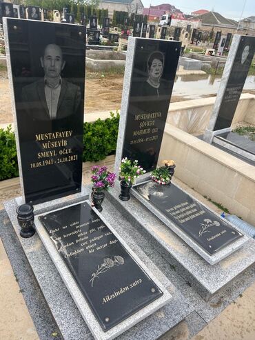 Başqa xidmətlər: Hər növ Qəbir başları, Mezar daslari ucuz ve kefiyyetli hazırlanması — 4