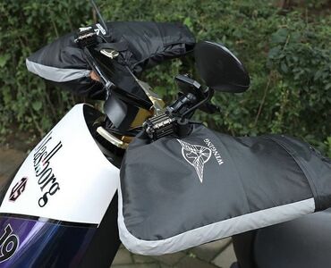 Мотозапчасти и аксессуары: 📛 ВАРЕЖКИ-МУФТЫ непромокаемые теплые для скутера 📛 Защита рук от — 7