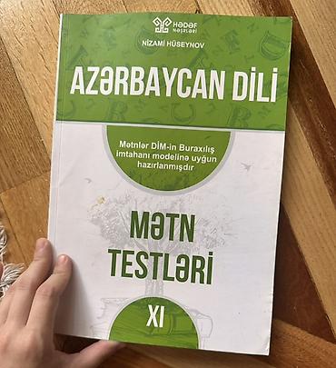 Testlər: Məhsul: Hədəf Azərbaycan dili – Mətn Testləri (XI sinif) Müəllif — 1
