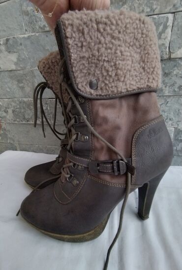kožne cipele: High boots, s.Oliver, 40