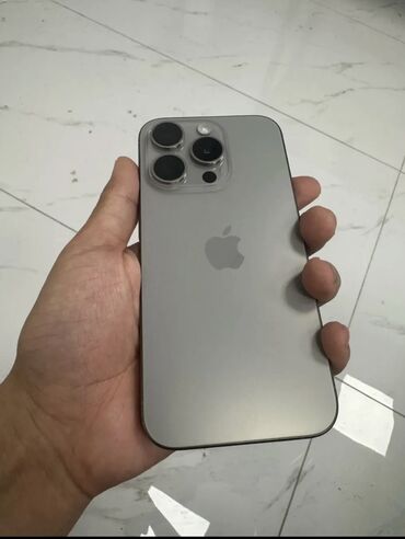 купить обогреватель в бишкек: IPhone 15 Pro, Б/у, 128 ГБ, Natural Titanium, Зарядное устройство, Кабель, 89 %