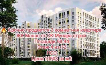 куплю дом новопокровка: 2 бөлмө, 68 кв. м, Элитка, 4 кабат, ПСО (өзү оңдоп түзөтүп бүтүү үчүн)