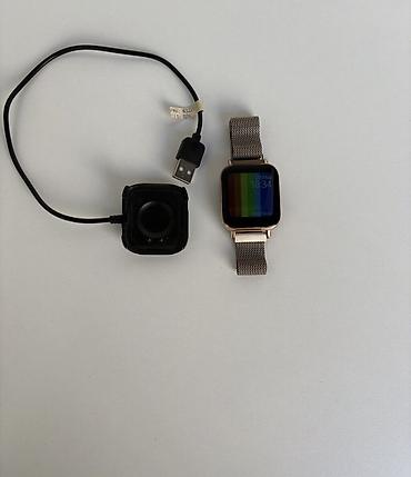 saat barter: İşlənmiş, Smart saat, Smart, Sensor ekran, rəng - Qızılı — 1