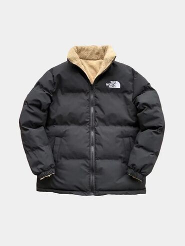 Куртки: The north face зимняя куртка двухсторонняя для роста 173-178