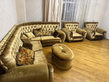 qonaq otagi ucun perde modelleri: Угловой диван