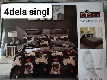Posteljina: Pamucne posteljine Set sadrzi 4 dela: Cena: 2500 din Jorganska navlaka — 5
