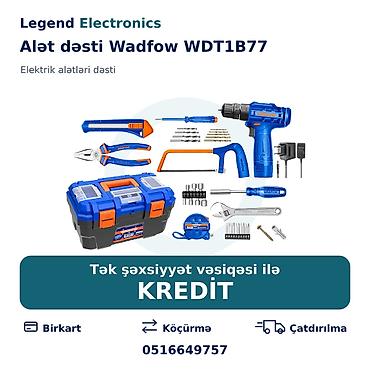 alet: Elan başlığı: Alət dəsti Wadfow WDT1B77, 77 əd Elan mətni: Alət dəsti — 1
