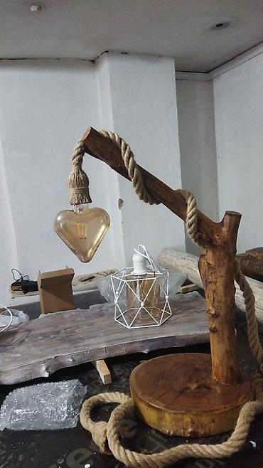 Люстры: Люстра из дерева Подвесной светильник в стиле лофт/рустик из массива — 14