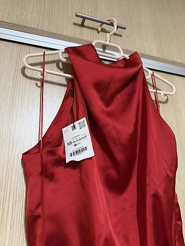 nike 35: Вечернее платье, Длинная модель, Атлас, Без рукавов, XS — 2