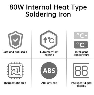 Ostali alati i mašine: Карактеристике: 1. Брзо загревање за 10 с: Константна температура и — 3