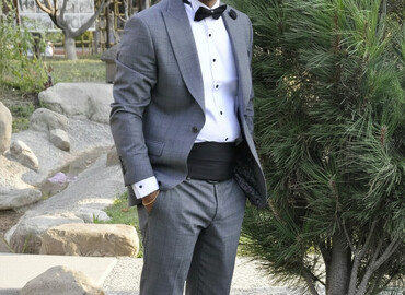 Kostyumlar: Kostyum, Demisezon, Zara, XL, rəng - Boz — 2