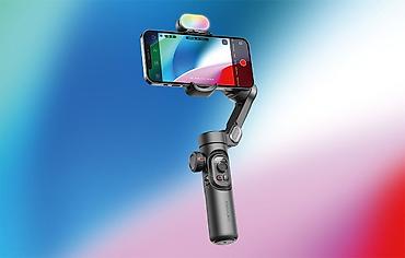 Aochuan smartfon stabilizatoru (gimbal) - 3 oxlu stabilizasiya: hamar
