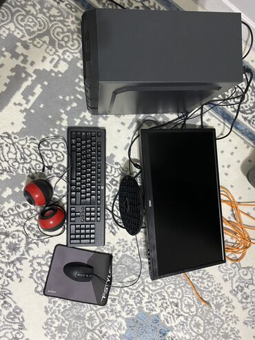 зарядное устройство для ноутбука: Компьютер, ядер - 8, ОЗУ 32 ГБ, Для работы, учебы, Б/у, AMD Ryzen 5, SSD