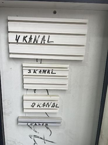 Məhsul: PVC Gizli karnizlər,1 kanal ;;;2kanal ;;3 kanal ;;4 kanal