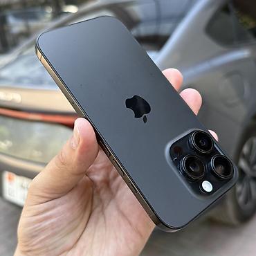 iphone cs max: IPhone 16 Pro, Б/у, 256 ГБ, Black Titanium, Защитное стекло, 87 % — 4
