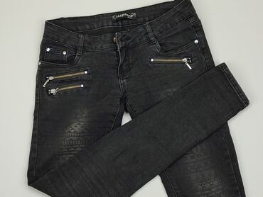 jeansowe mini spódniczka: Jeansy, M, stan - Dobry