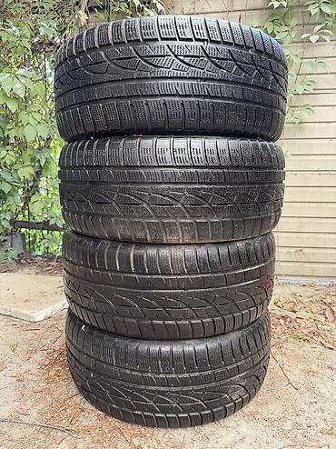 до 13000: Шины 245 / 50 / R 18, Зима, Б/у, Комплект, Легковые, Корея, Hankook — 1
