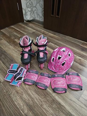 İdman və istirahət: Uşaq üçün tam roller dəsti Komplekt: - Tənzimlənən uşaq rollerskates — 1