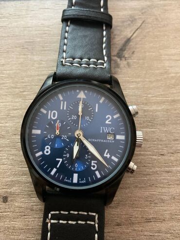 Ručni satovi: IWC Schaffhausen Pilot - chronograph  Quartz - AA++ Replika 