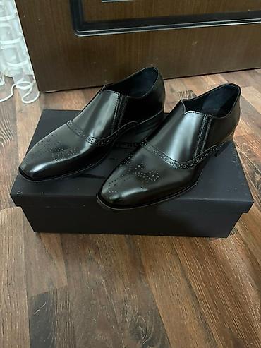 parça ayaqqabı: Danilov kişi dəri klassik ayaqqabıları - Model: bağcığsız, slip-on - — 2