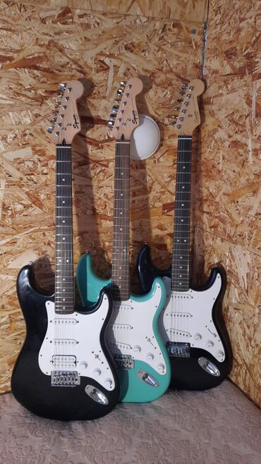 шнур для гитары: Стратокастер "Squier"Fender, SSS, в отличном состоянии, хороший