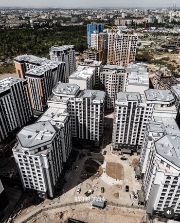 квартиры в районе бишкек парк: Строится, 1 комната, 64 м²