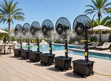 Вентиляторы: Sərinkeş Sərinkeş MistFan600watt Sulu Sərinkeş Mist fan Model : MFM — 2