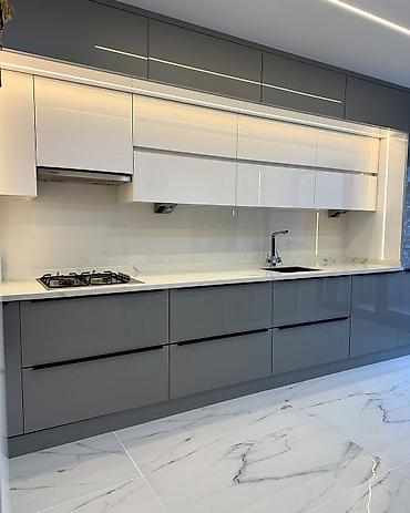 silver kitchen: Кухонный набор на заказ, ЛДСП, 14–30 дней, Бесплатная доставка, Гарантия — 10