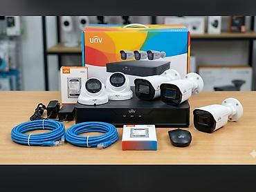 Unv (Uniview) 4-lü Təhlükəsizlik Kamera Komplekti ​Evinizin və