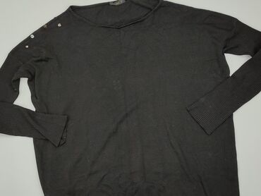 czarne koronkowe bluzki z długim rękawem: Bluzka Damska, Tu, L, stan - Dobry