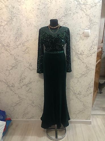 Вечерние платья: Вечернее платье, Длинная модель, С рукавами, Стразы, L, S, XS — 3