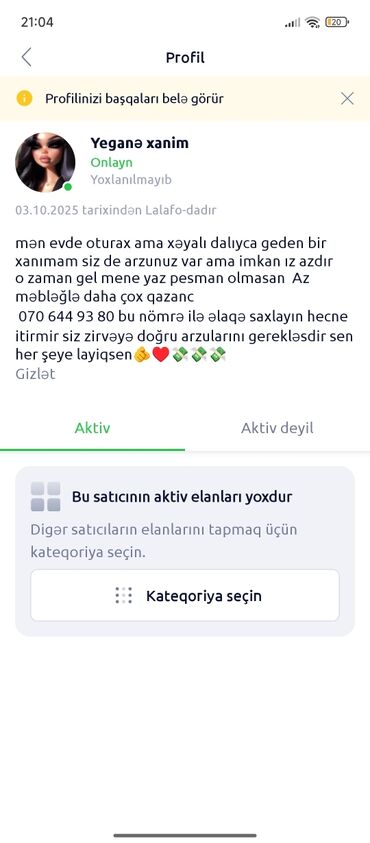 Vitaminlər və BAƏ: Oriflame məhsulları – gözəllik və qulluq dəsti Tərkib: - Oriflame