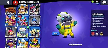 Video oyunlar üçün aksesuarlar: Brawl Stars oyun hesabı - Kupa yolu: 30,356 - Lig: I - Savaşçılar — 4