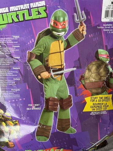 стол трансформер 2 в 1: Детский костюм Рафаэля из «Черепашек-ниндзя». Состав набора: -