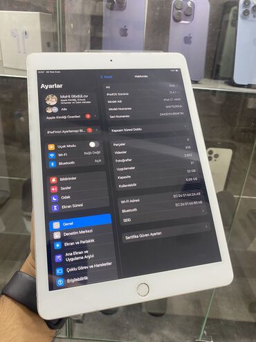 ipad 7: İşlənmiş Apple iPad 7 (2019), 9,7", < 64 GB