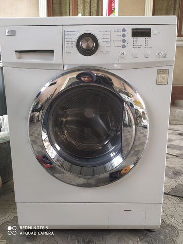 купить стиральную машину с баком для воды: Стиральная машина LG, Б/у, Автомат, До 9 кг, Полноразмерная