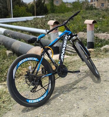 velosiped sekilleri: İşlənmiş Dağ velosipedi Anmier, 26", sürətlərin sayı: 7