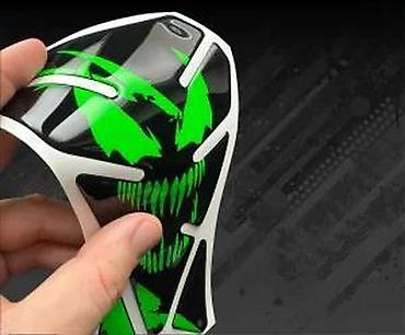 Ostali motocikli i skuteri: Tank pad VENOM 3D Stiker nalepnice - 2483 📌 Opis: Nalepnice za Motore — 9