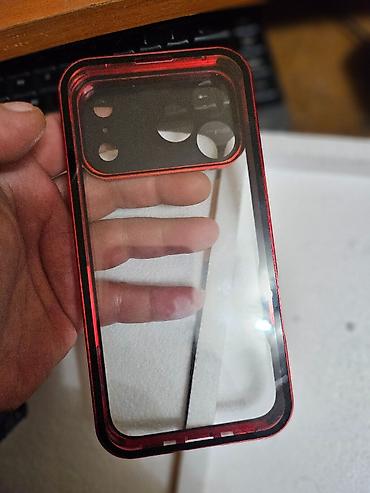 procesori cena: Metalni bumper za Iphon pro max 17 za telefon sa providnim prednjim — 1