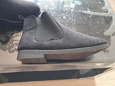 Botinkalar: Qara süet Chelsea tipli kişi ayaqqabısı - Model: Chelsea boots - — 4