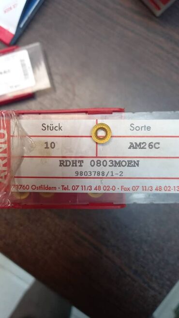 İstehsal avadanlığı: Dəzgah alətləri və kəsici lövhəciklər (freze və torna üçün) — 27