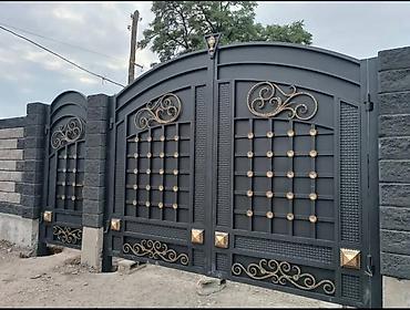 Откатные ворота: Заказ менен сапаттуу дарбаза жасайбыз! Үйүңүзгө, дачаңызга же — 5