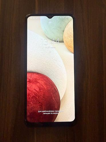 Elektronika: Samsung Galaxy A12, rəng - Qara, Barmaq izi — 1