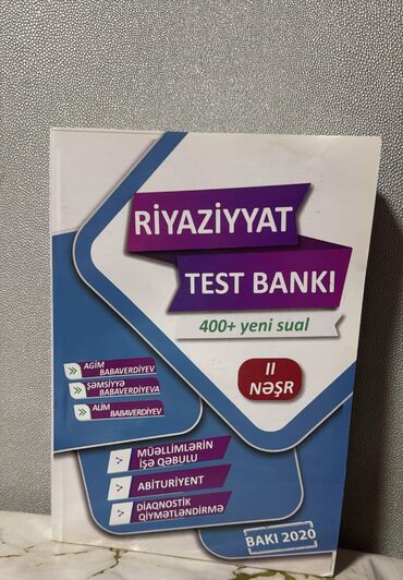 www araz edu az test bank cavablari riyaziyyat: Bakı 2020 riyaziyyat test bankı 2ci nəşr