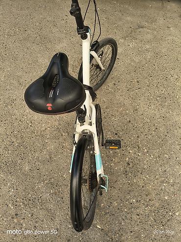 velosiped cross: BTWIN firma alüminium qatlanan velosiped. Portuqaliya istehsalıdır. 20 — 9