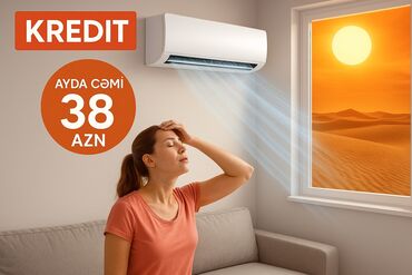 Mətbəx texnikası: Kondisioner AUX, Yeni, 30-35 kv. m, Split sistem, Kredit var, Ödənişli quraşdırma